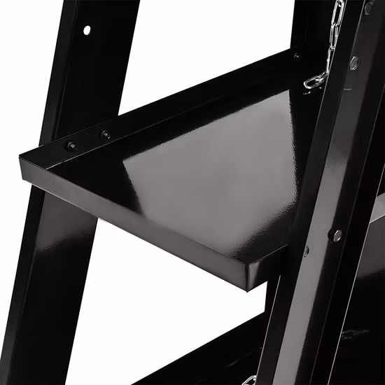 Carrello per servizio di saldatura in acciaio inossidabile nero SL