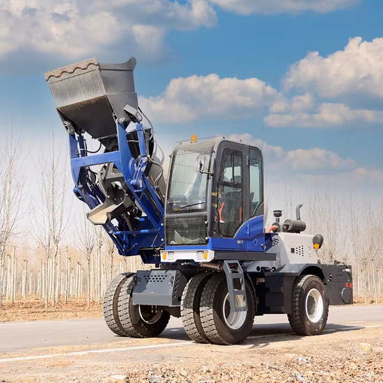 Produttore cinese di betoniere Leite da 1 a 6 Cbm piccola mini betoniera autocaricante per calcestruzzo con prezzi della macchina betoniera idraulica in vendita